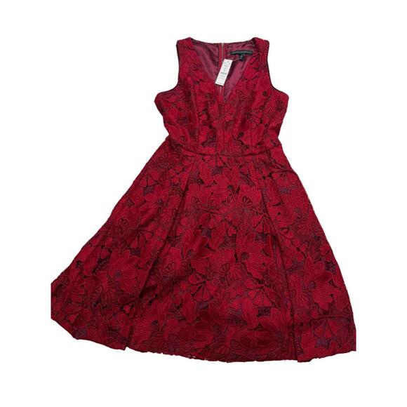 White House Black Market Dresses & Skirts - Red Lace Dress White House Black Market - New with Tags